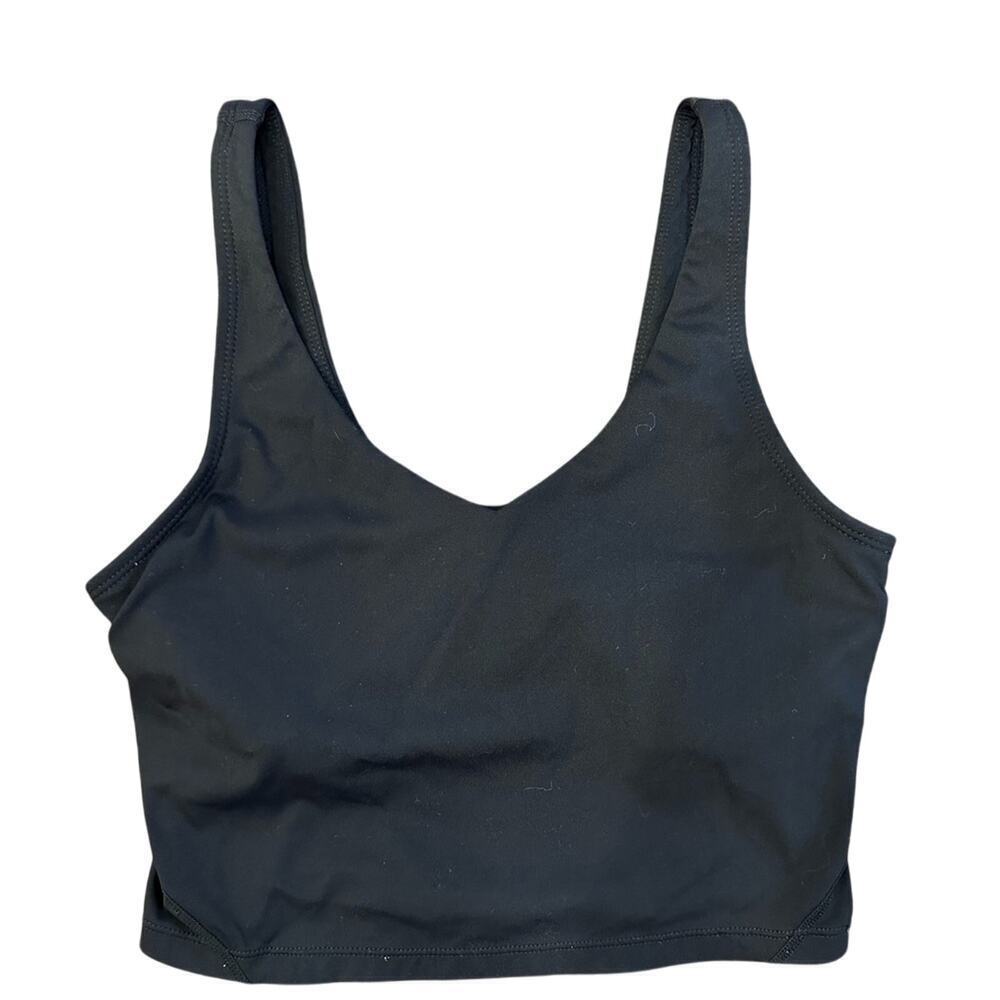 EUC- Black Longline Sports Tank